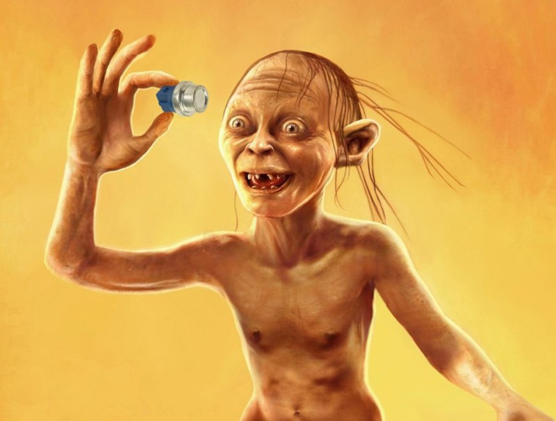 Create meme: Gollum from Lord of the rings, my precious from Lord of the rings, Gollum the Lord of the rings