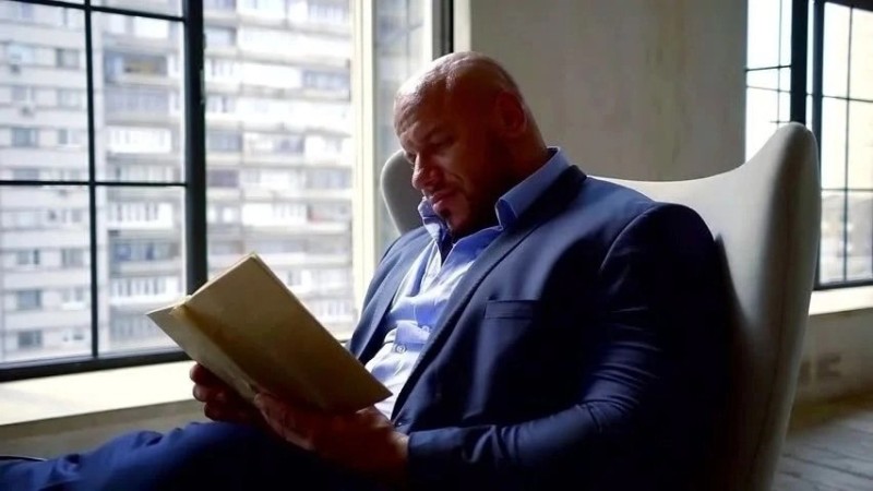 Create meme: a man is reading a book, A man is reading a meme book, A bald man is reading a book