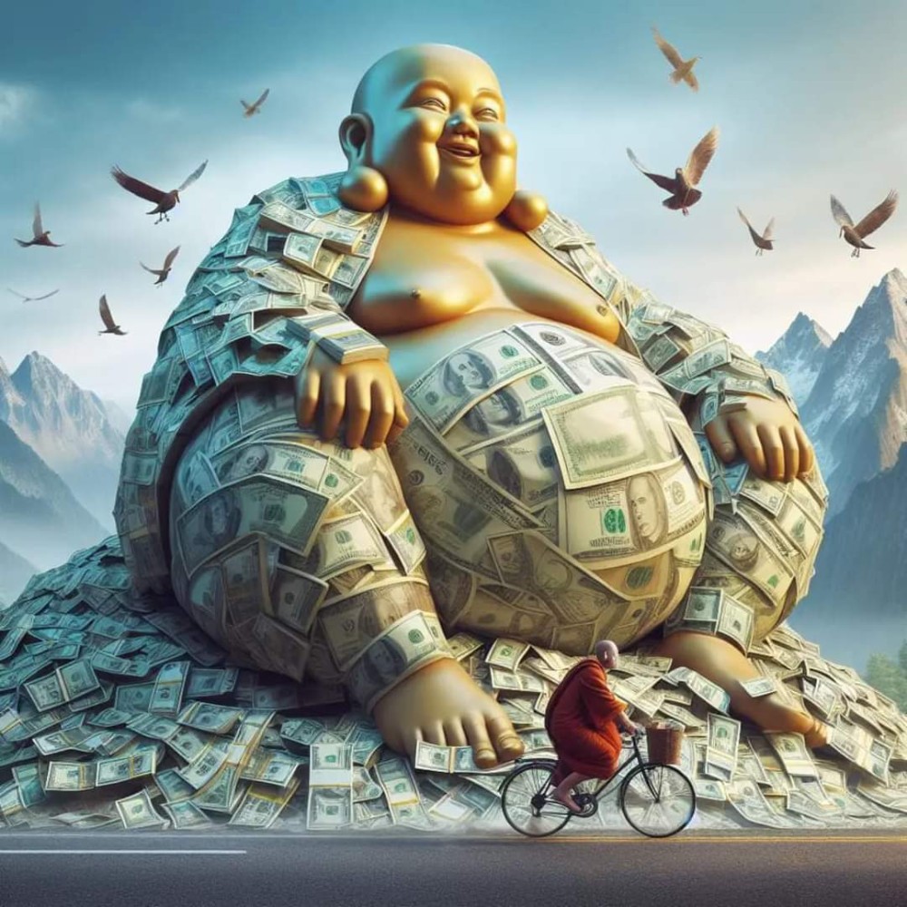 Create meme: the buddha painting, The fat Buddha, Buddha hotei china