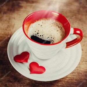 Создать мем: открытка доброе утро с чашкой кофе, кофе красного цвета, чашечка кофе
