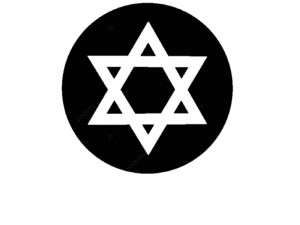 Создать мем: звезда давида на черном фоне, еврейская шестиконечная звезда, звезда символ