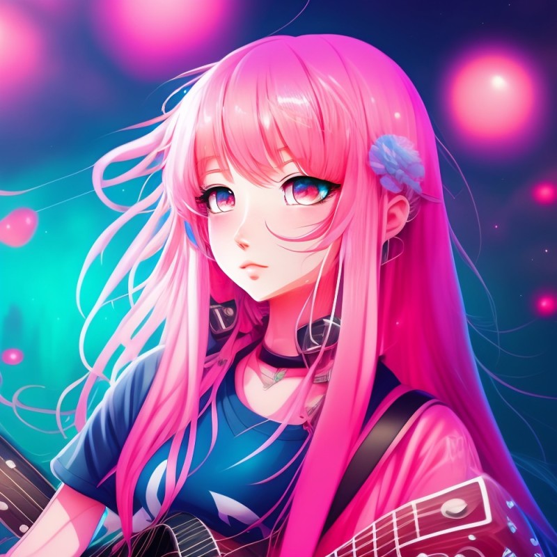 Создать мем: аниме вокалоиды, девушка с розовыми волосами, розовое аниме