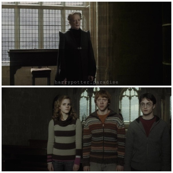 Create meme: Harry hermione, Harry Potter Hermione and Ron, harry potter hermione
