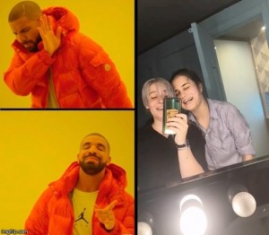 Создать мем: drake мемы, drake meme, drake мем шаблон