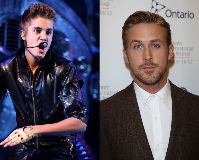Create meme: ryan gosling , Justin Bieber and Ryan Gosling are related, Ryan Gosling 