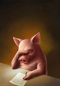 Create meme: pig, pig