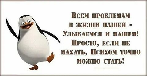 Create meme: We smile and wave at all the problems in our life, smile and wave penguins, penguins from madagascar smile and wave
