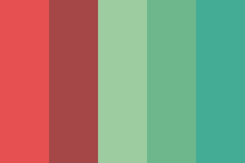 Create meme: shades of mint color palette, soft colors palette, shades of the same color