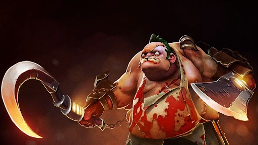 Create meme: hook Pudge, Pudge DotA, Pudge from DotA 2