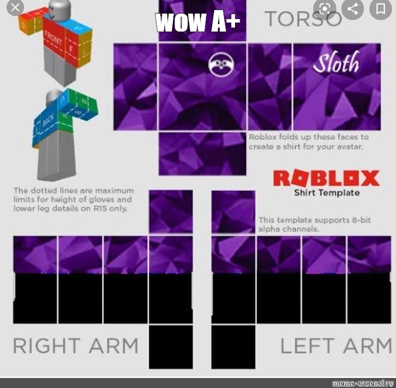 Create comics meme roblox shirt template blue, roblox shirts template  muscles, pattern for clothes to get - Comics 