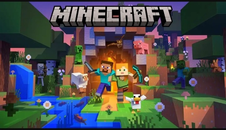 Create meme: minecraft PE, minecraft new, minecraft wild update