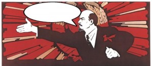 Create meme: Lenin meme, Lenin poster, poster of the USSR Lenin, leader of the