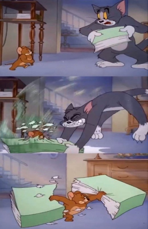 Create meme: Tom and Jerry , Tom and Jerry memes, meme of Tom and Jerry 