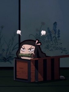 Create meme: nasuko of kamado GIF, nasuko of kamado evil, kimetsu no yaiba GIF