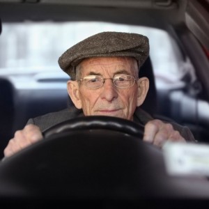 Create meme: retired, car, the pensioner behind the wheel