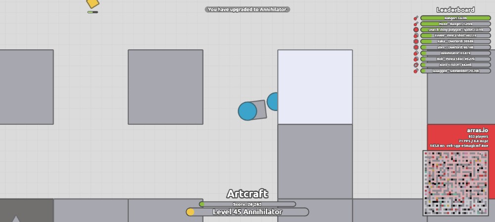 This is an online game called arras.io - Imgflip