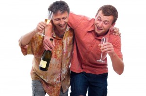 Создать мем: пьяные, пьяные мужики, двое мужчин выпивают