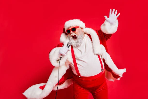 Create meme: Funny Santa Claus, Santa Claus is a hipster, Fat Santa