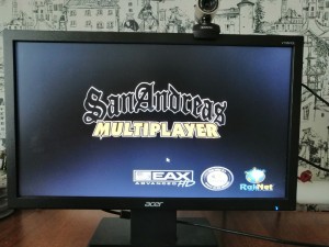 Create meme: Laptop, San Andreas Multiplayer, monitor