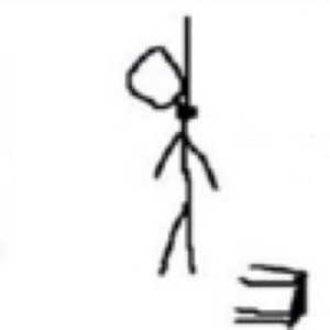 Create meme: dude hung meme, stickman hanged meme, hanged meme