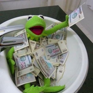 Create meme: Kermit the frog, Kermit the frog, Kermit money