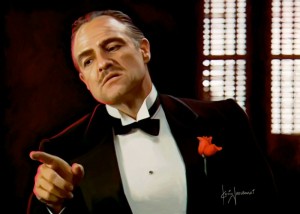 Create meme: the godfather Vito Corleone, but you're doing it without respect, don Corleone