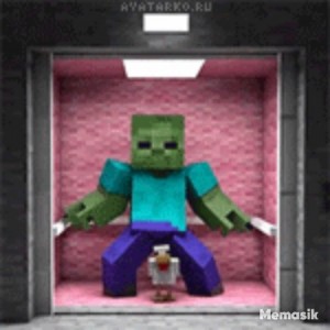 Create meme: minecraft funny, creeper, pictures minecraft zombie funny