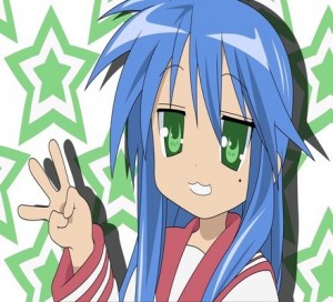 Create meme: anime, lucky star anime, lucky star