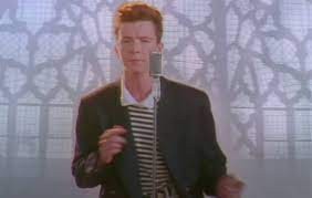 Create meme: Rick Astley rickroll