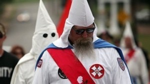Create meme: the hood of the ku Klux Klan, white cap kuklus clan, Klux Klan