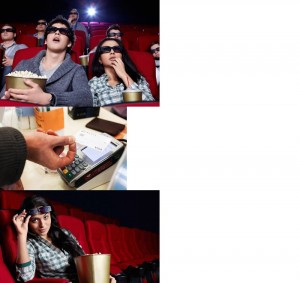 Create meme: Comedy in the cinema, clipart people at the movies, watch movie the picture