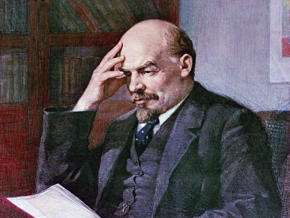 Create meme: a portrait of Lenin, P. Vasiliev portrait of Lenin, Vladimir Ilyich Lenin 