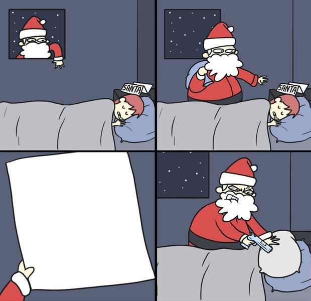 Create meme: new year memes, memes about the new year, memes about santa claus