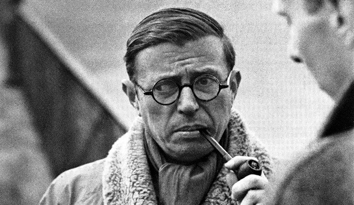 Create meme: jean-Paul Sartre, albert Camus, jean paul sartre quotes