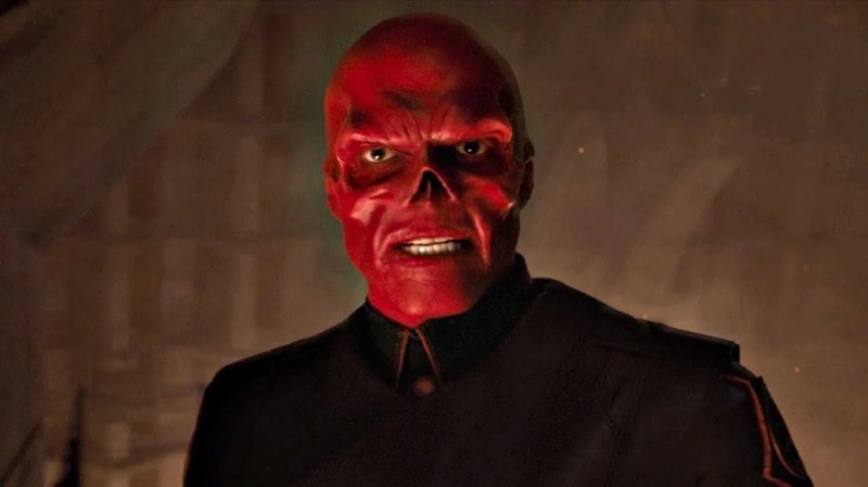 Создать мем: кадр из фильма, первый мститель: противостояние, red skull
