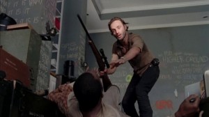 Создать мем: the walking dead season 3, the walking dead rick, фильм