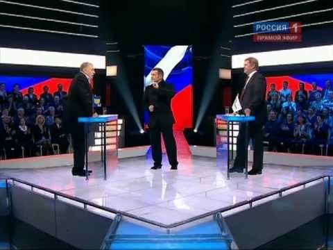 Создать мем: теледебаты, выступление жириновского, жириновский дебаты