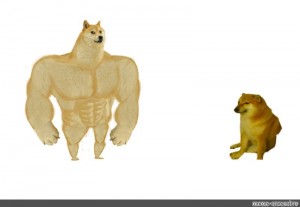 Создать мем: doge мускулы, doge meme, doge