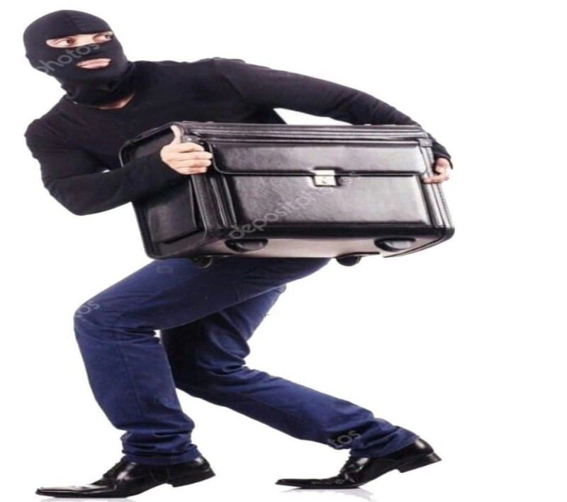 Create meme: a robber with a suitcase, stock robber, robbers in masks