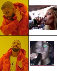 Create meme: drake meme, rapper Drake meme, Drake meme