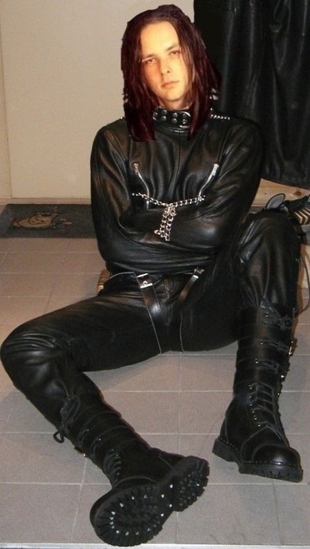 Create meme: leather pants, gay boys in leather pants, drunk guy in leather pants