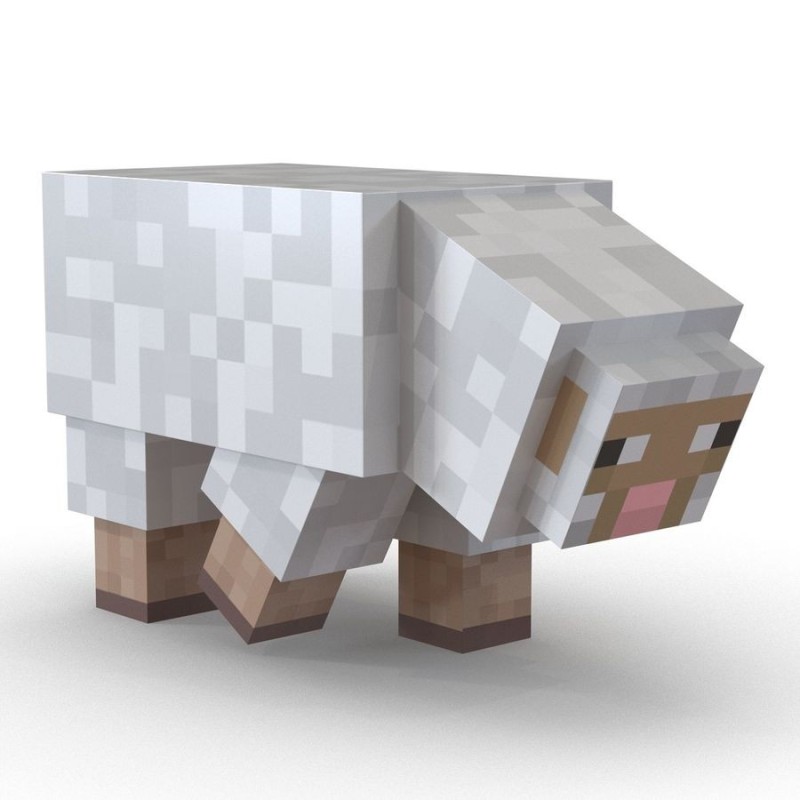 Create meme: lamb minecraft, screenshot , sheep from minecraft