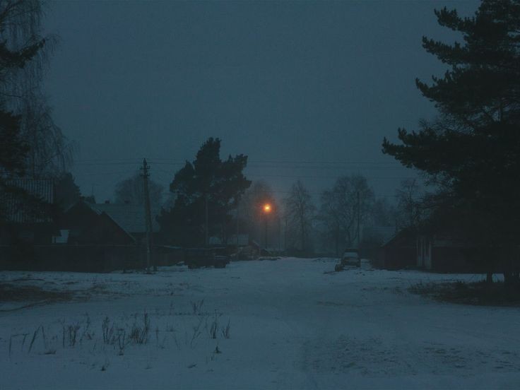 Создать мем: ночь в деревне, пейзаж, эстетика пейзаж