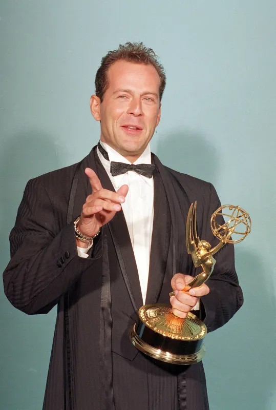 Create meme: Bruce Willis 1987, Tom Hanks Oscar, Bruce willis