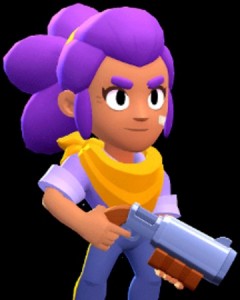 Create meme: Shelly from brawl stars, characters brawl stars, Shelly brawl stars png