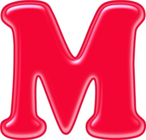 Create meme: the letter m