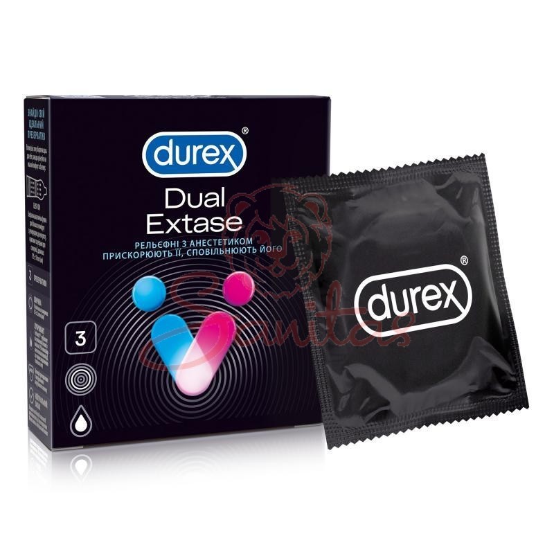 Создать мем: презервативы durex dual extase n3, durex презерватив 3 шт dual extase, дюрекс презервативы
