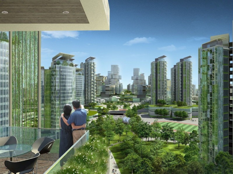 Создать мем: 1000 деревьев в шанхае, проект город будущего, тяньцзинь экогород