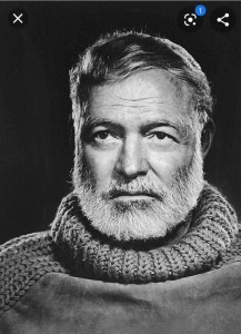 Create meme: Ernst Hemingway, Hemingway poster, Hemingway pictures