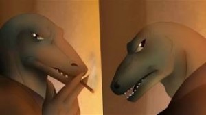 Создать мем: арт индораптора и блю, поезд динозавров мэнни мегалозавр, horse vore animation 1 by untied_verbeger